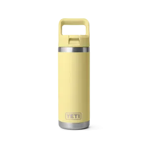 Yeti Rambler 18oz/532ml Bottle with Colour Match Straw Cap - Daybreak Yellow